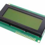Display LCD 2004 20x4 karakters module (zwart op groen) met I2C interface